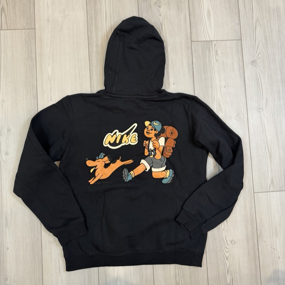Nike x Future Movement Hoodie Men's Size Medium Black Embroidered Logo